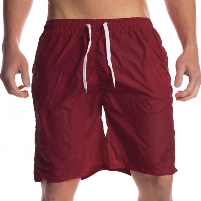 INCERUN New Quick Dry Mens Shorts Summer Mens Board Shorts Swimwear Beach Short Male Gyms Bermuda Short Man Plus Size