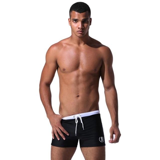 Hot Sale Mens Breathable Swim Trunks Pants Swimwear Shorts Slim Wear Bikini Swimsuit Briefs maillot de bain zwembroek heren